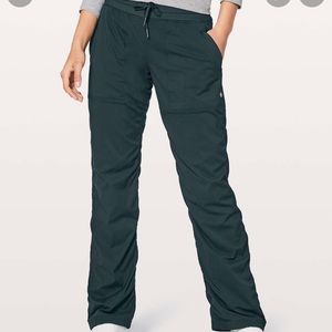 Lululemon dance studio lined in teal